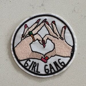 Girl Gang Embroidered Patch